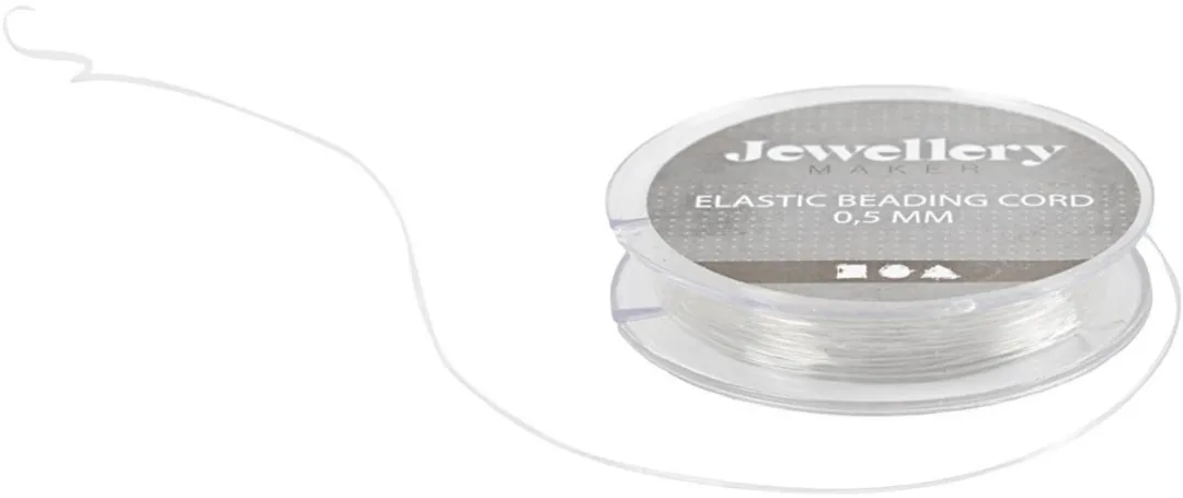 Creativ Company Elastisch Draad 0,5mm - Transparant 10m