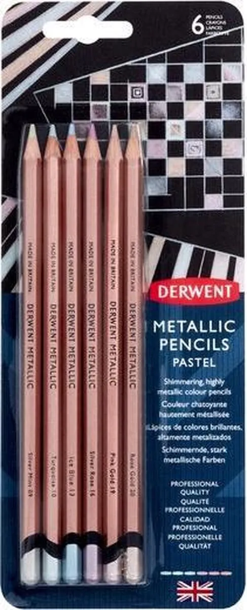 Derwent Metallic Pastel Potloden
