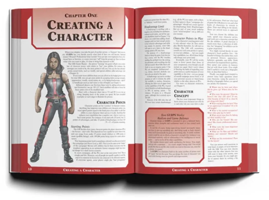 Steve Jackson Games GURPS Basic Set Characters RPG - 01-0001SJG