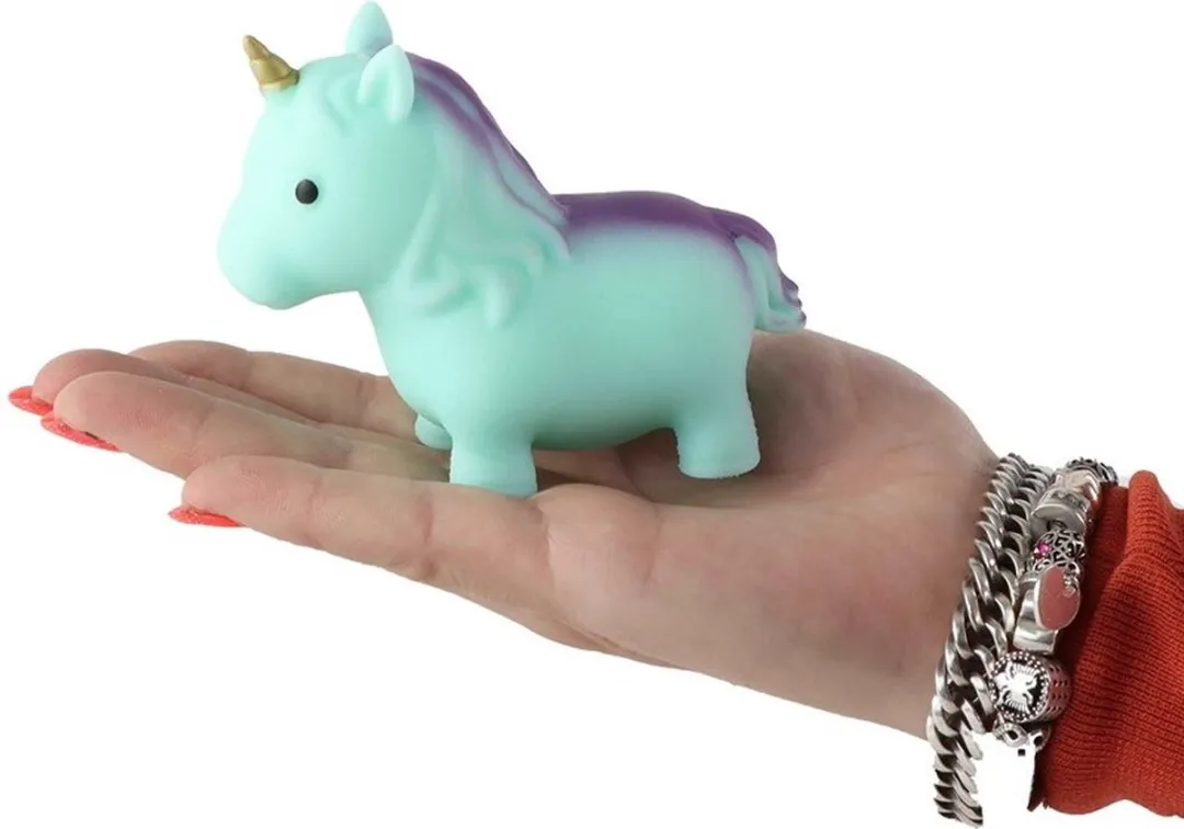 Jonotoys Squeeze Unicorn 10cm - Anti-stress Speelgoed - Multi