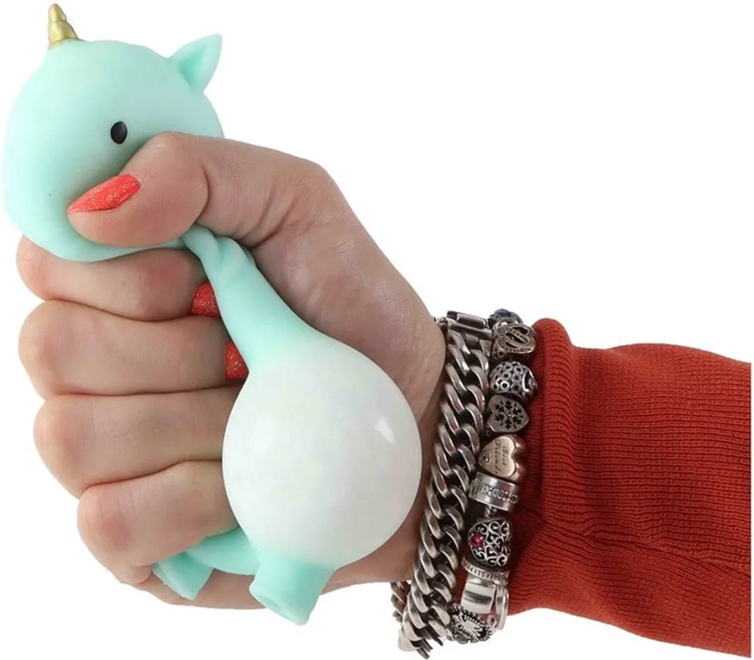 Jonotoys Squeeze Unicorn 10cm - Anti-stress Speelgoed - Multi