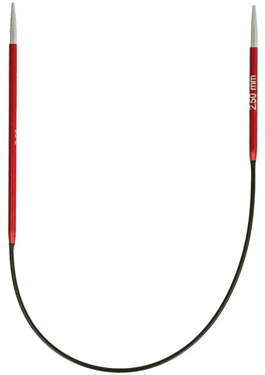 KnitPro Zing Rondbreinaalden 2.50mm - Rood