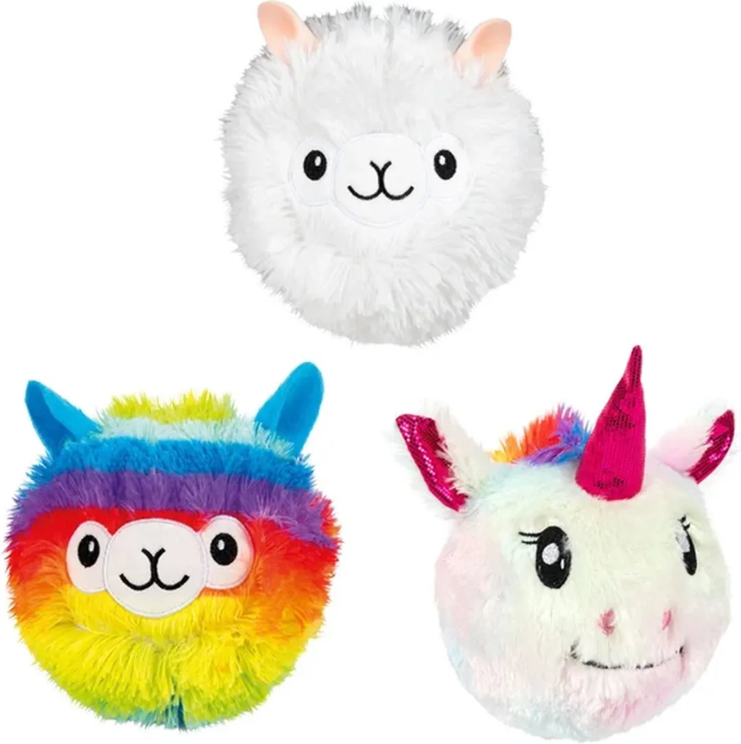 Toi-Toys Opblaas Knuffeldier Pluche 15cm - Multicolor