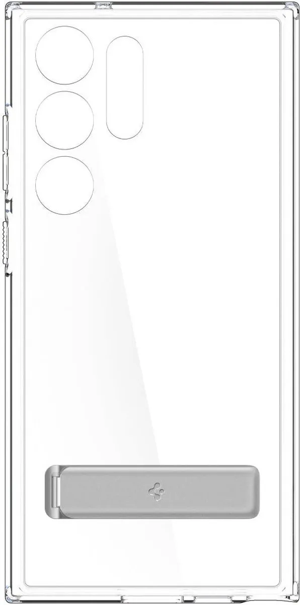 Spigen Ultra Hybrid S ACS05622 Hoesje - Samsung Galaxy S23 Ultra - Transparant - afbeelding 6 van 6