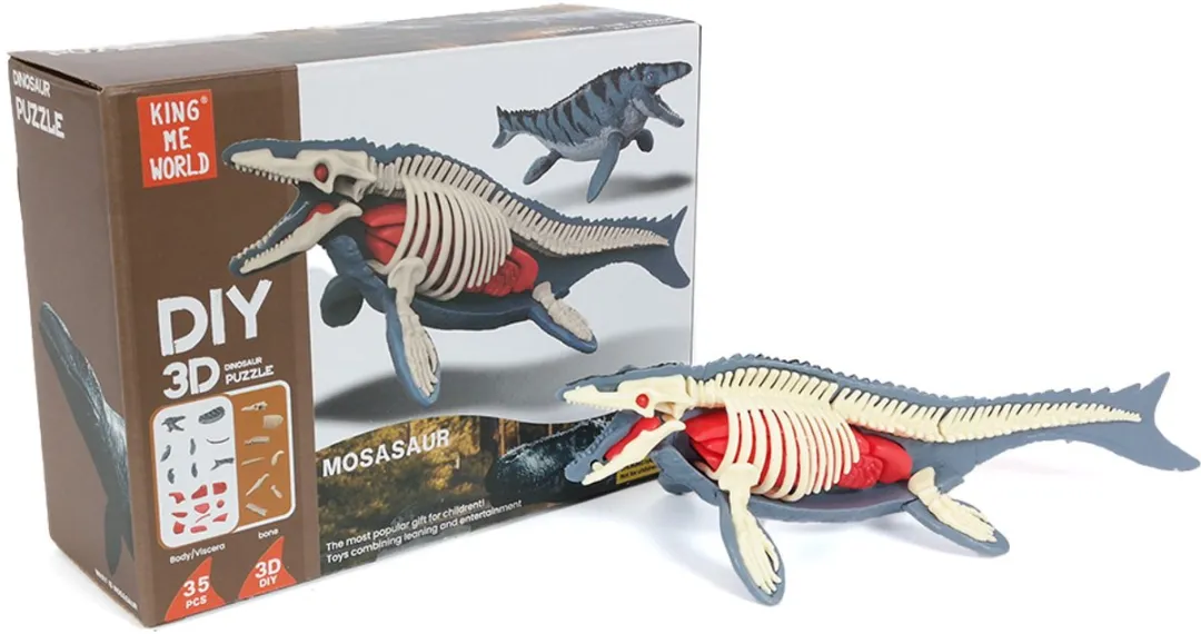 PIA Soft Toys Dino 3D Anatomie Mosasaurus