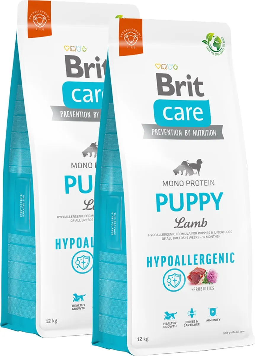 Brit Care Hypo Allergeen Puppy Lam & Rijst