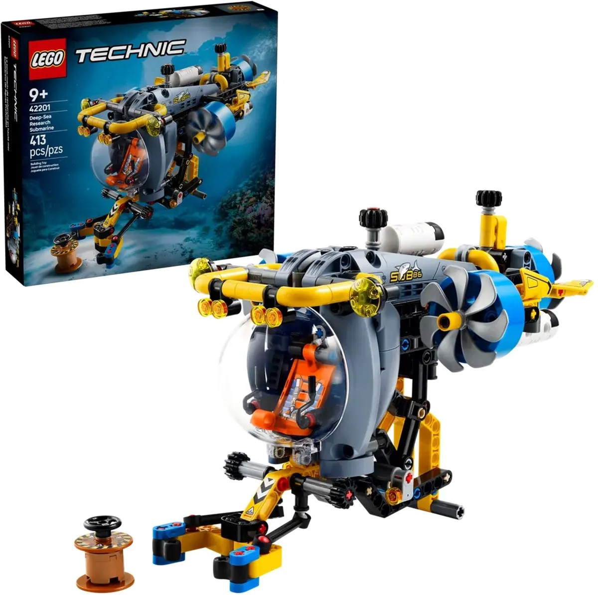 LEGO Technic 42201 Onderzeeër Diepzeeonderzoek - 413 Stukken - Meerkleurig