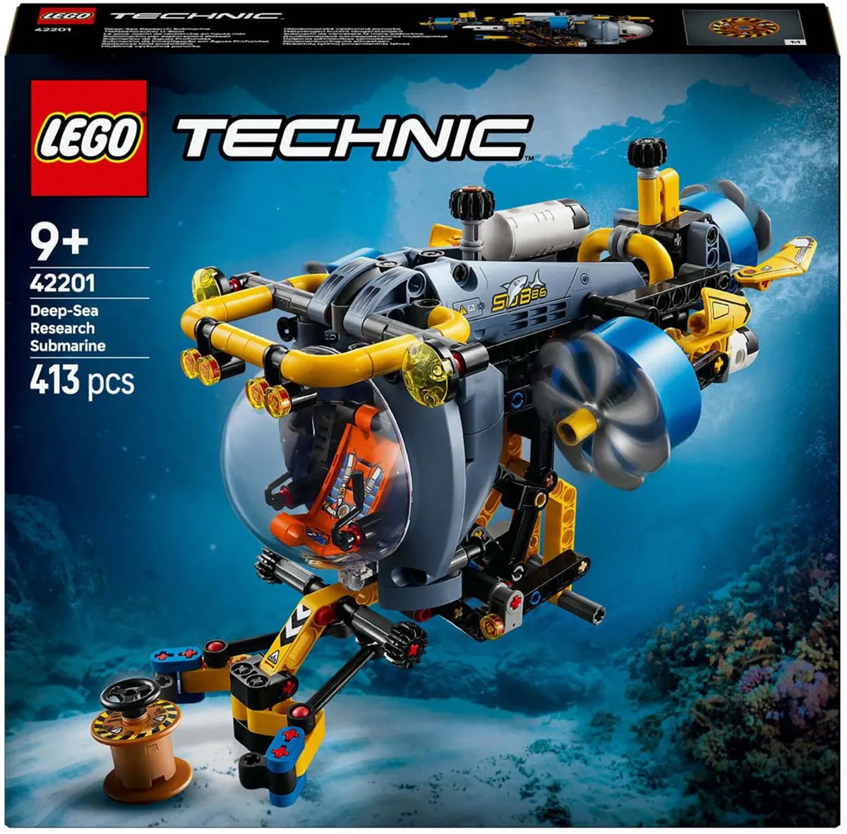 LEGO Technic 42201 Onderzeeër Diepzeeonderzoek - 413 Stukken - Meerkleurig