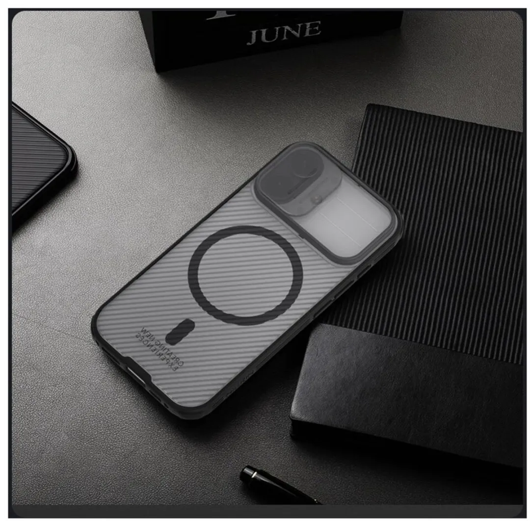 Nillkin CamShield Magnetisch Hoesje iPhone 17 - Transparant Zwart