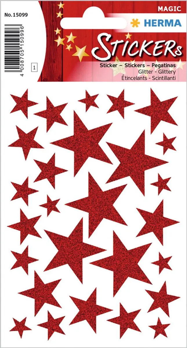 Herma 3726 Goud Folie Stickers - 19 Stuks