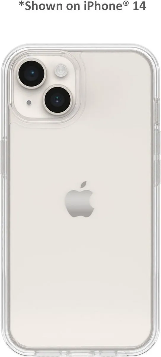 OtterBox Symmetry iPhone 15 Hoesje - Transparant 77-92668 - afbeelding 6 van 6
