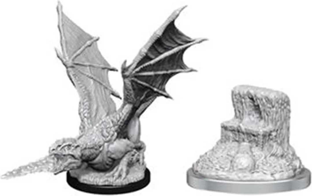 Wizkids D&D Nolzur's Marvelous Miniatures Witte Draak Wyrmling