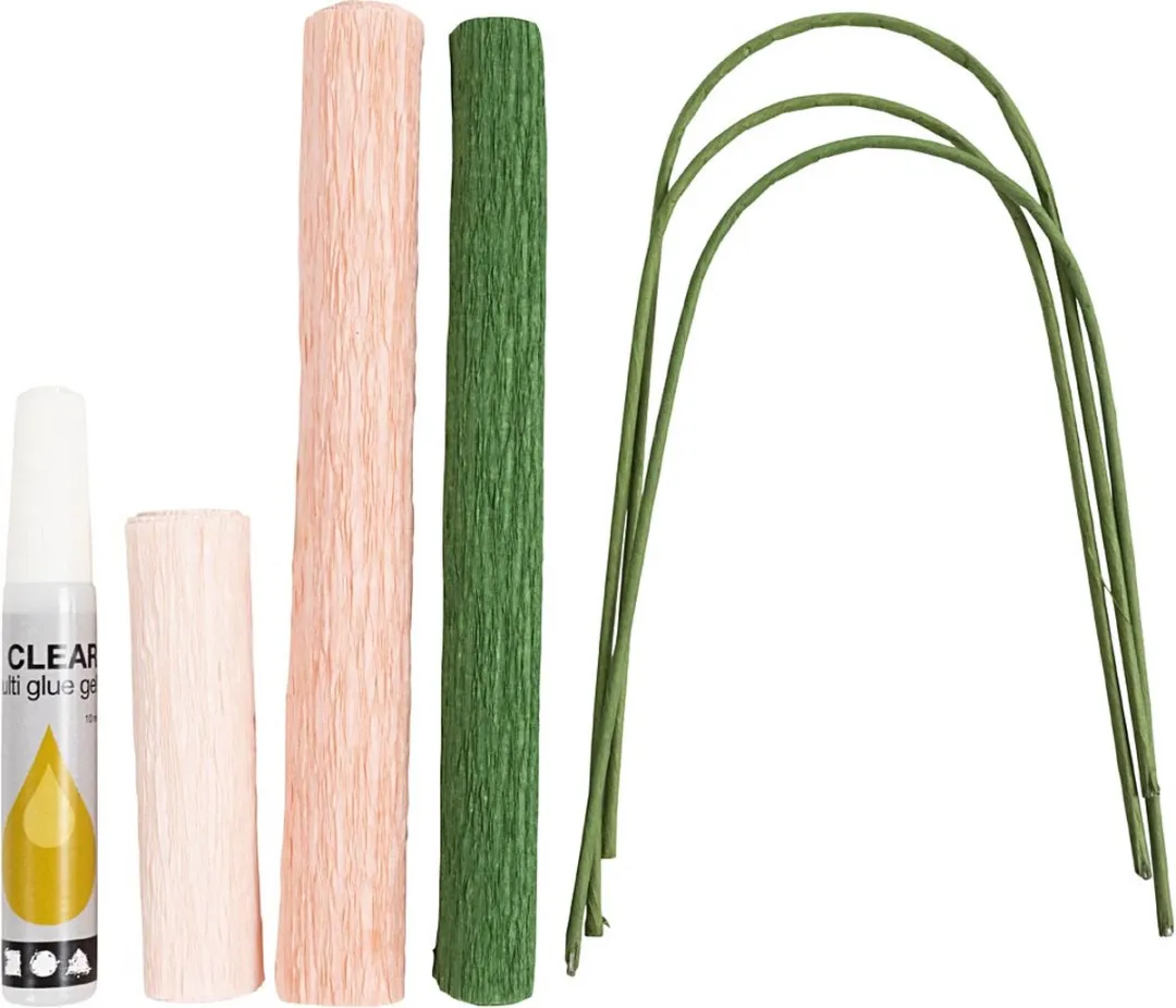 Creativ Company Mini Hobbyset Crêpepapier Anjers A4