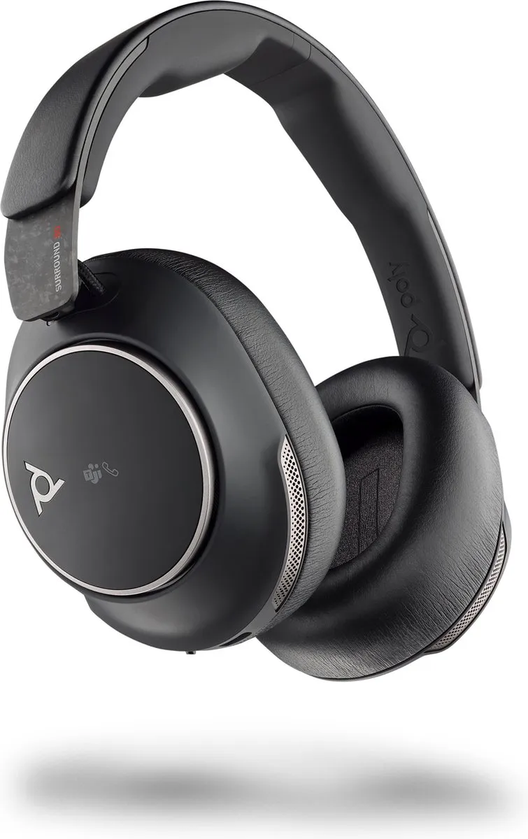 POLY Voyager Surround 80 UC Microsoft Teams Certified USB-C Headset + USB-C/A-ad