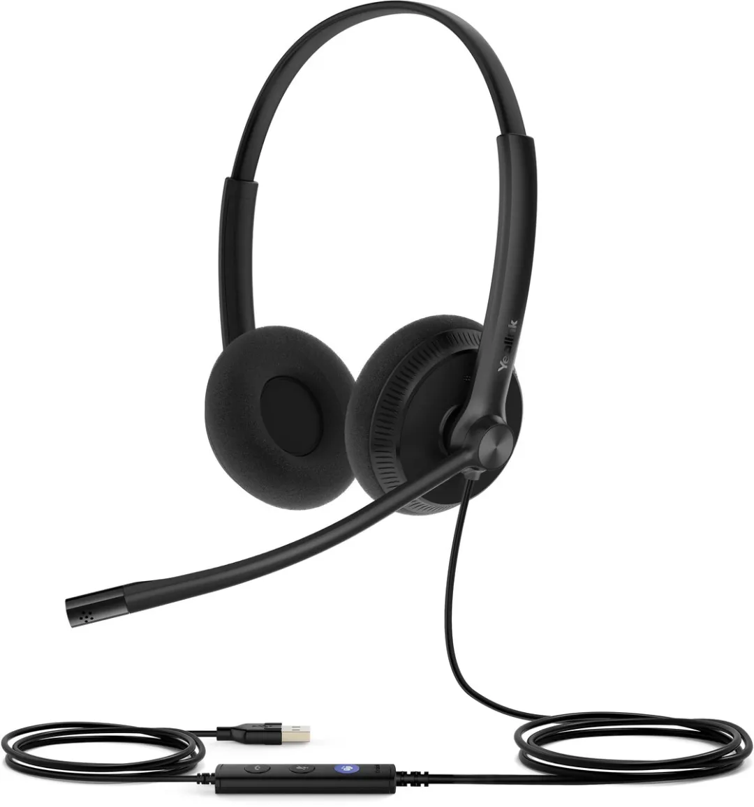 Yealink UH34 Lite Dual Teams Headset - USB - Zwart