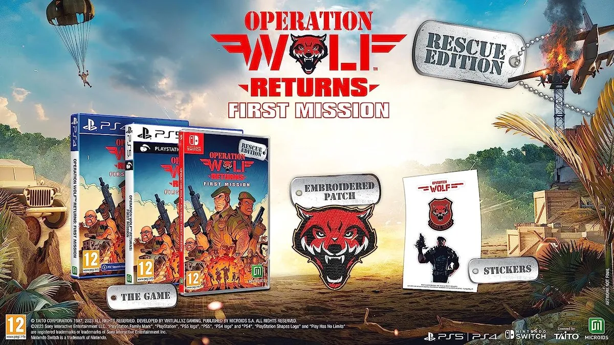 Mindscape Operation Wolf Returns First Mission Rescue Edition - PS5