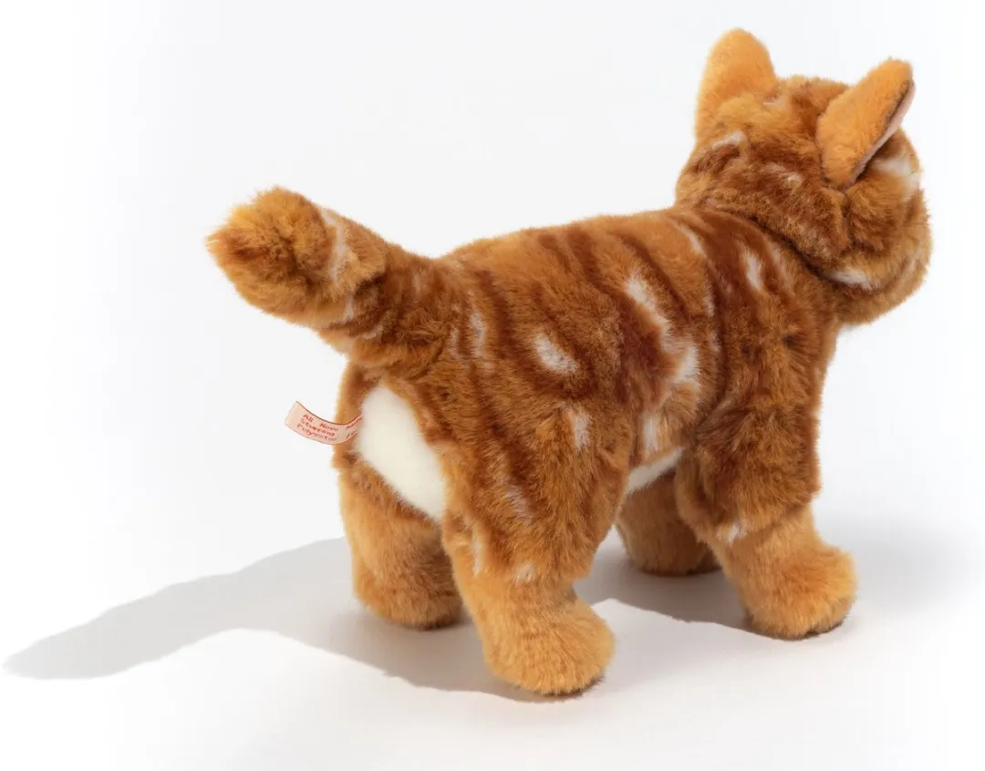Teddy Hermann Knuffeldier Kat/Poes - 20cm - Rood