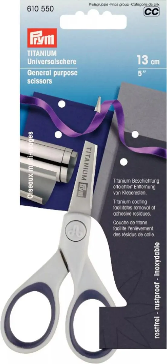 Prym Universele Schaar Titanium 5" - 13cm - Uni - afbeelding 6 van 6