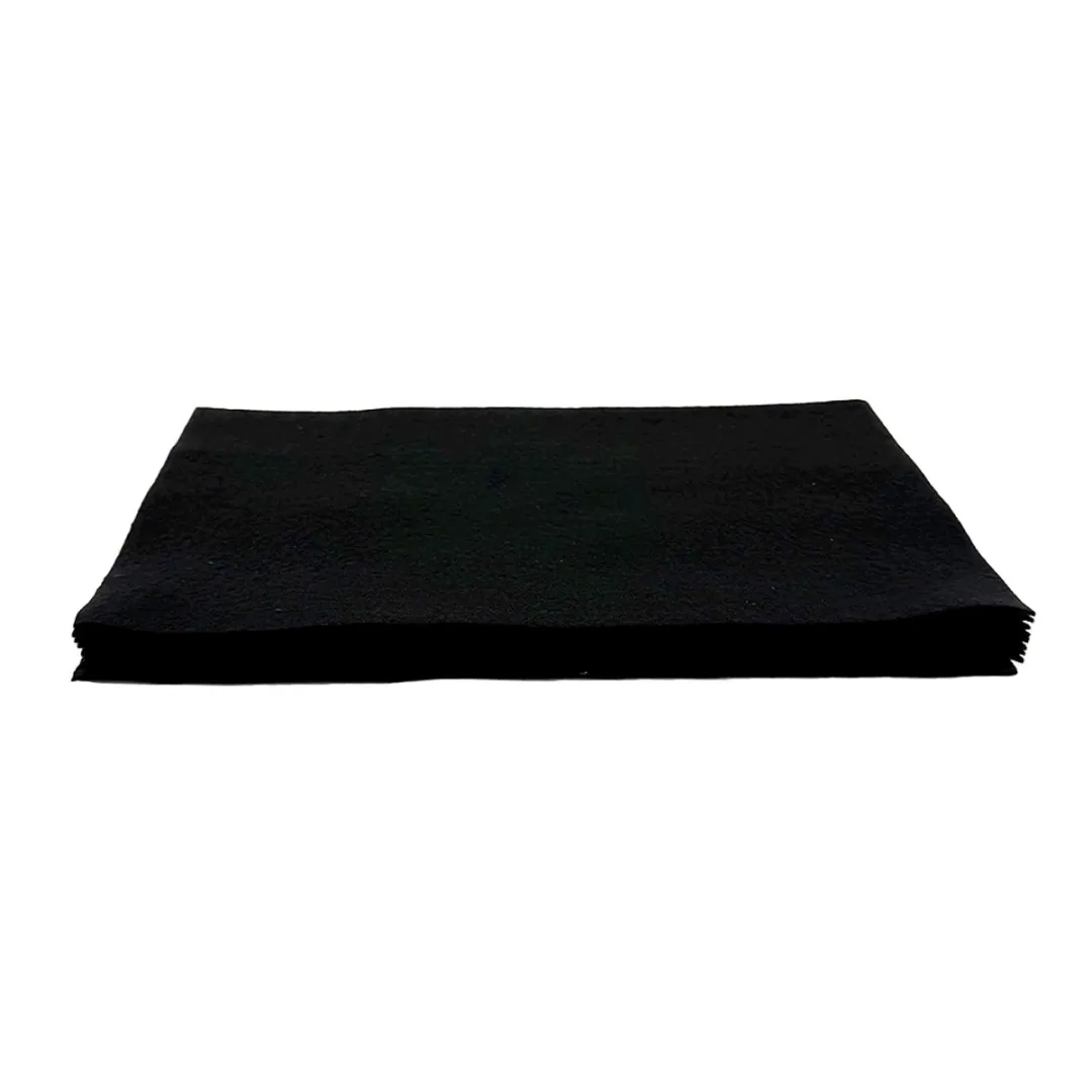 Folia Hobbyvilt 20x30cm - 10 Stuks - Zwart