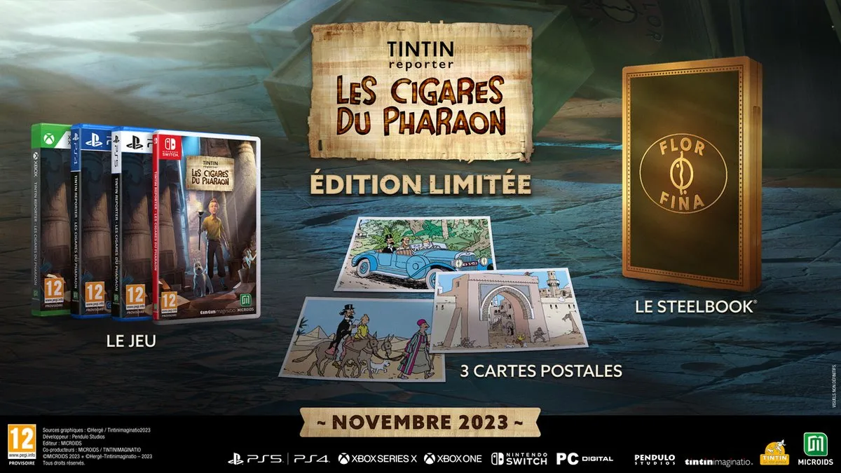 Mindscape Tintin Reporter Les Cigares du Pharaon Limited Edition PS4