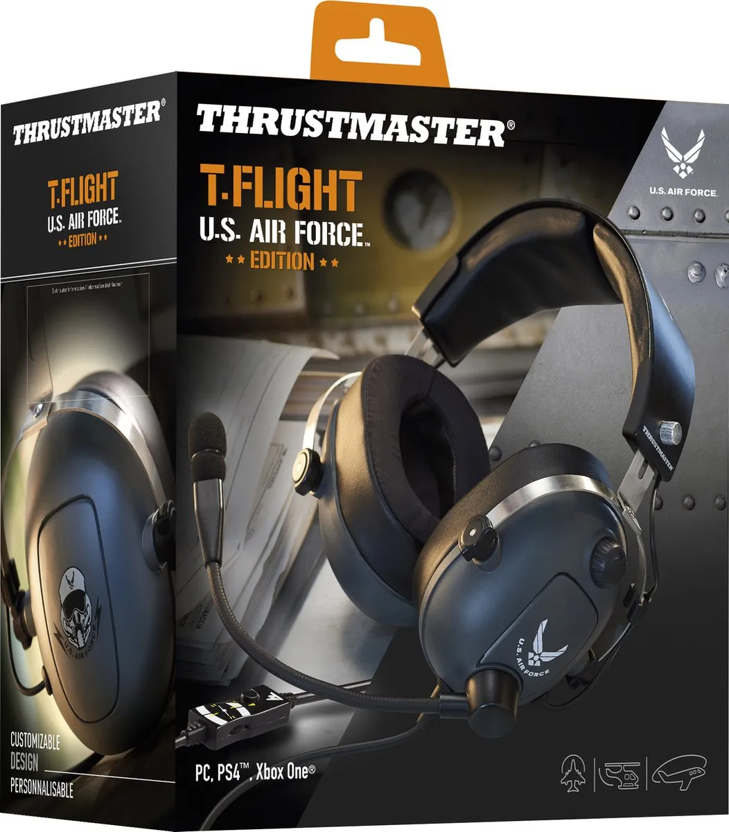Thrustmaster T.Flight U.S. Air Force Edition DTS Gaming Headset - 50mm Drivers - afbeelding 6 van 6