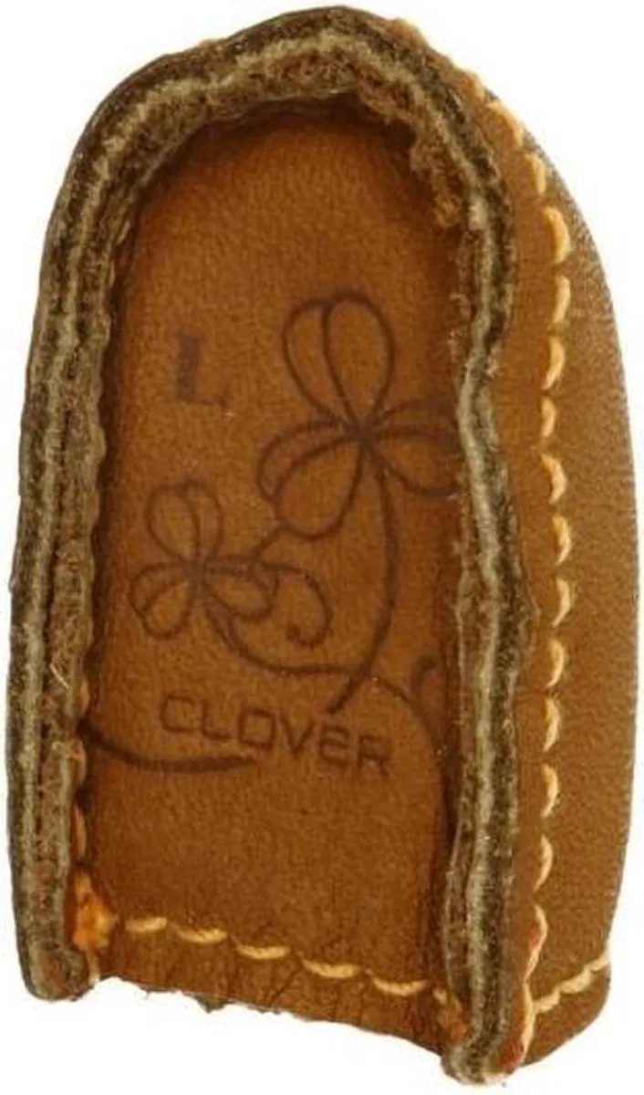 Clover Leren Vingerhoed Groot 17,5mm - Bruin