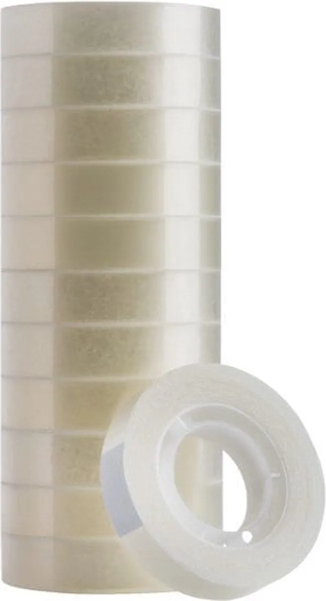 Quantore Transparant Plakband 12mm x 33m