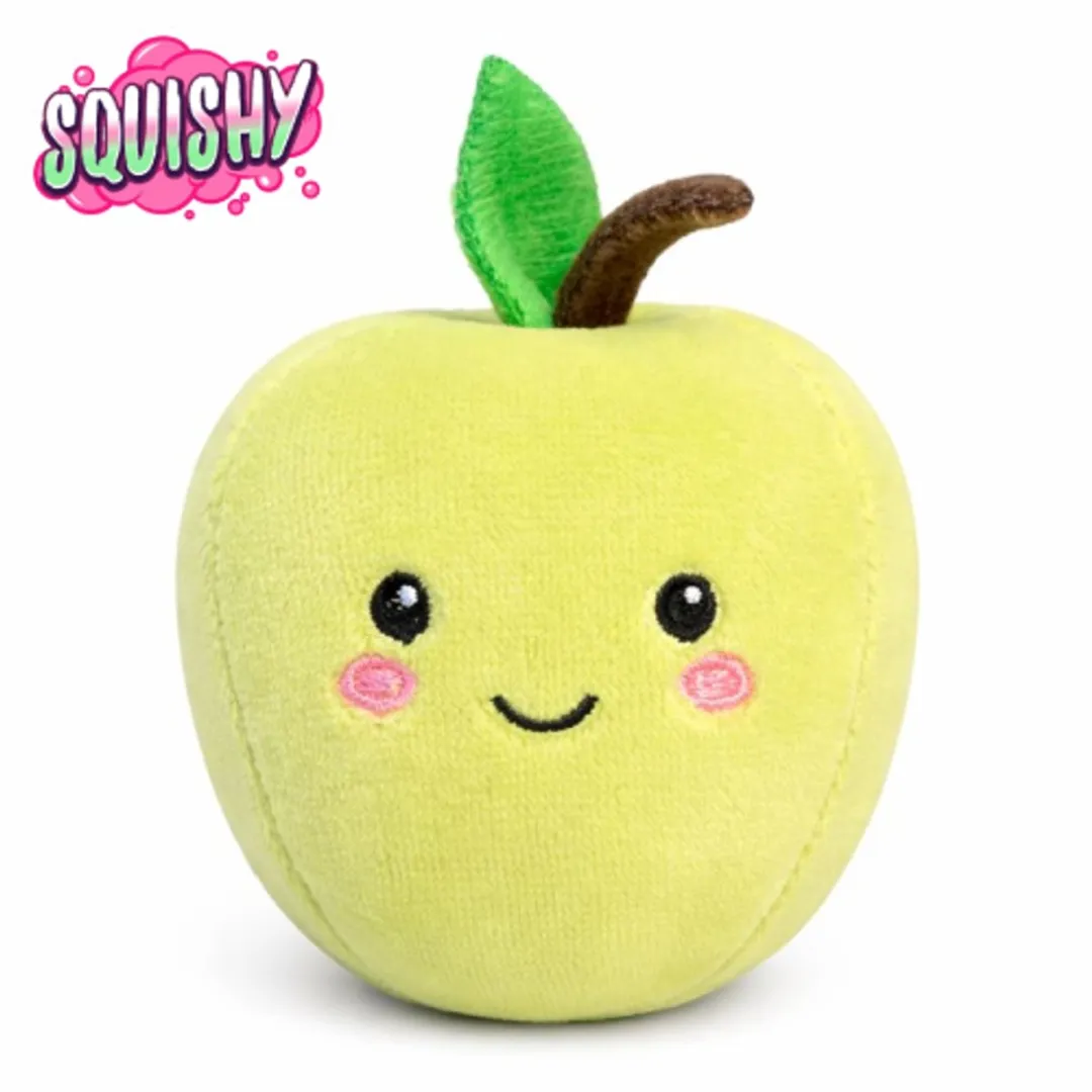 Topknuffels Groene Appel Mini Squishy Pluche 7cm