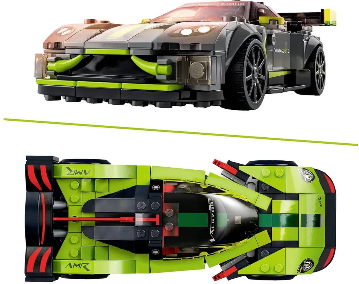 LEGO Speed Champions Aston Martin Valkyrie AMR Pro & Vantage GT3 76910 - 592 Stukken