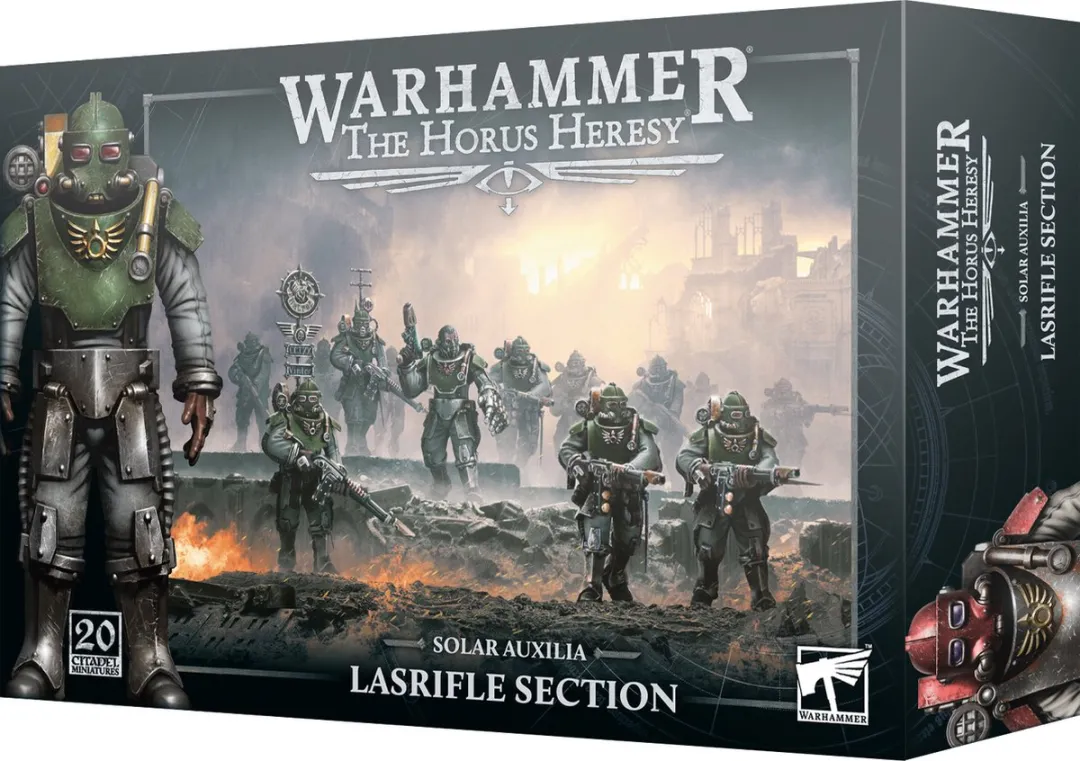 Games Workshop Horus Heresy Solar Auxilia Lasrifle Section