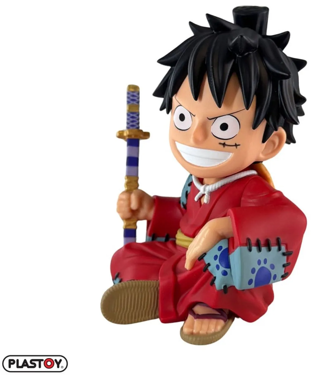 Plastoy One Piece Luffytaro Banks - Multi