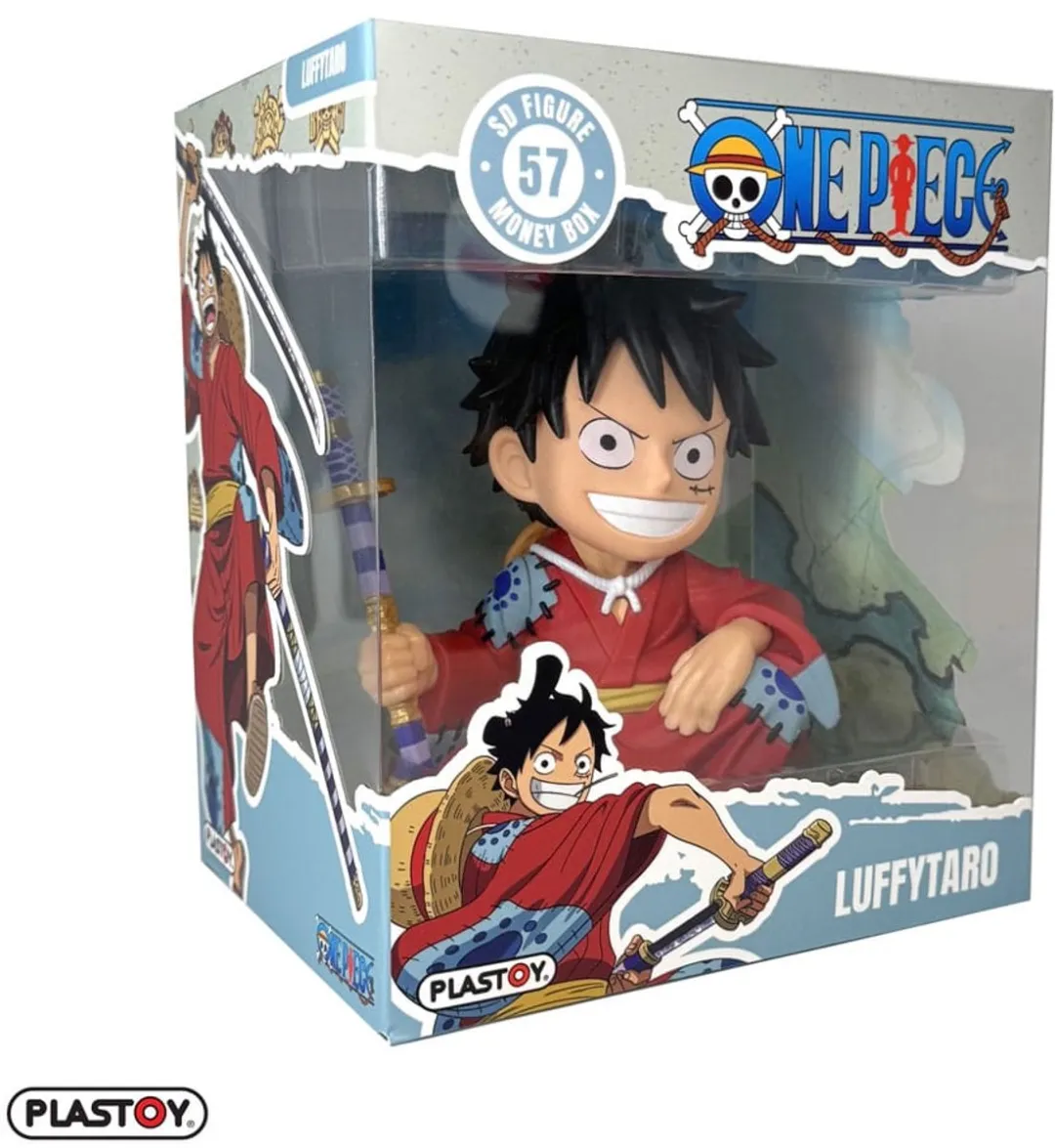 Plastoy One Piece Luffytaro Banks - Multi