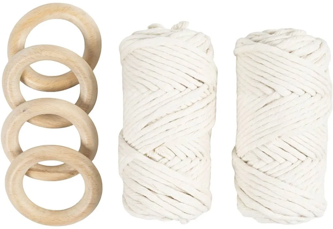Creativ Company Macramé Tafeldecoratie - Off-white