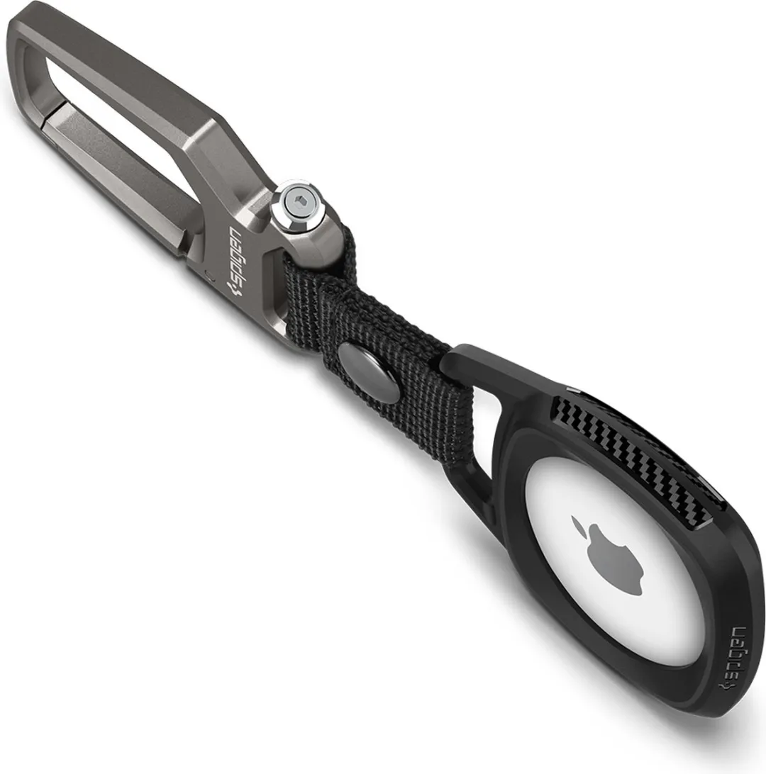 Spigen Rugged Armor AirTag Hoesje - Zwart
