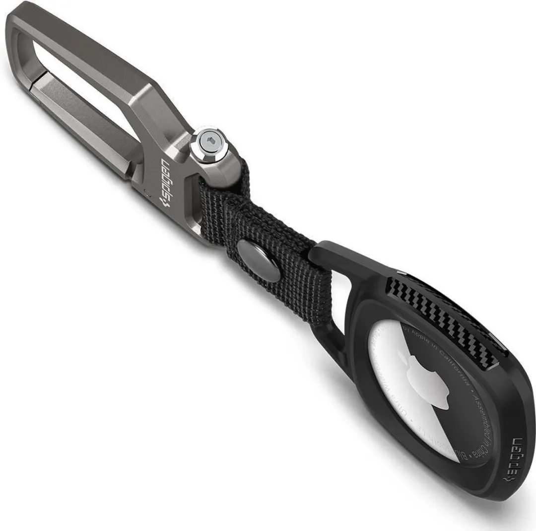 Spigen Rugged Armor AirTag Hoesje - Zwart