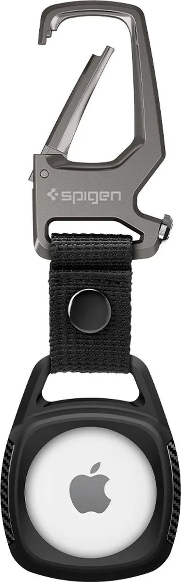 Spigen Rugged Armor AirTag Hoesje - Zwart