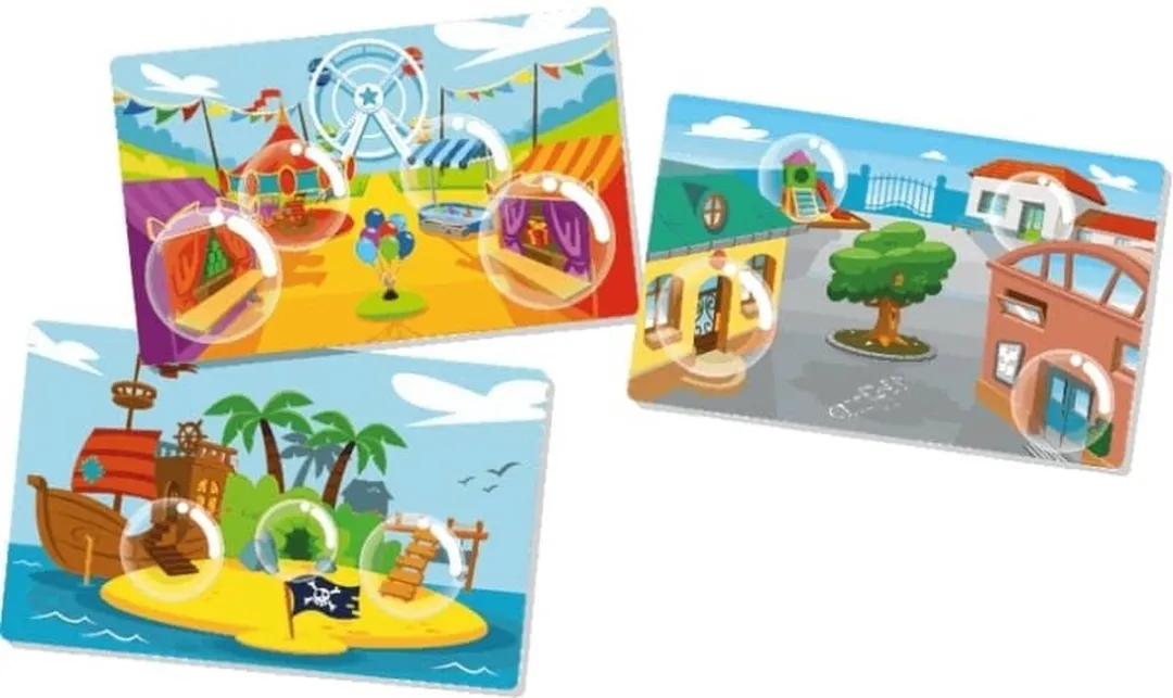 Geronimo Games Bubble Stories Kaartspel - 1-2 spelers - vanaf 4 jaar - Blauw