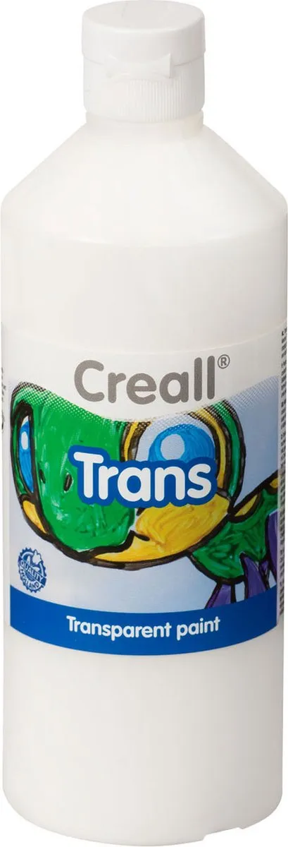 Creall Raamverf Transparant Wit 500ml