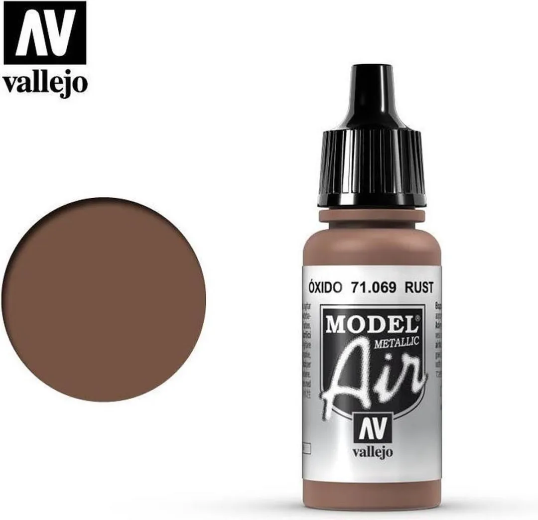Vallejo Model Air Rost Metallic Acrylverf 17ml
