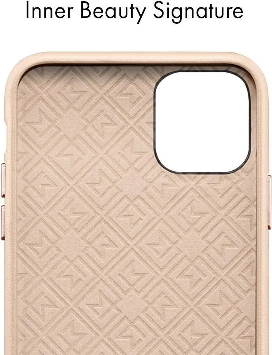 Spigen La Manon Calin Lederen Hoes iPhone 11 Pro Max - Bruin