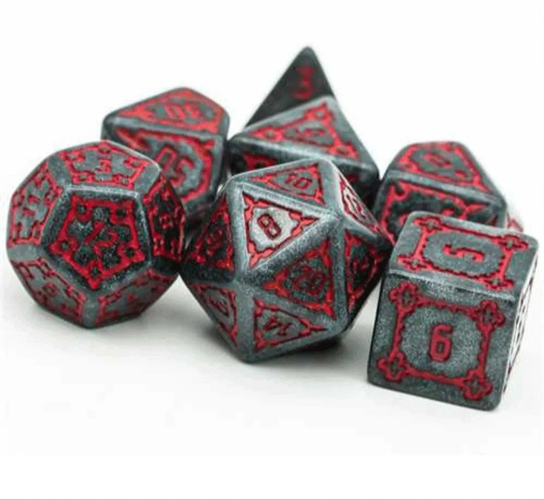 HOT Games Jumbo Kasteel Dobbelsteen Set 20vlakken - Rood