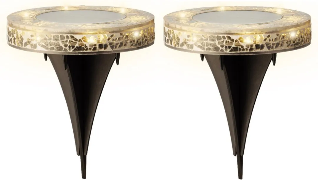Lumineo Grondspot Solar Tuinverlichting 2x