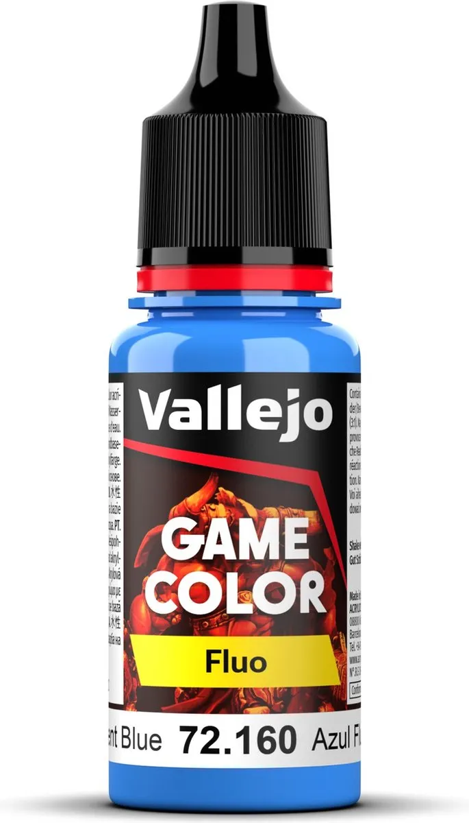 Vallejo Game Color Fluorescent Blue Acrylverf 18ml
