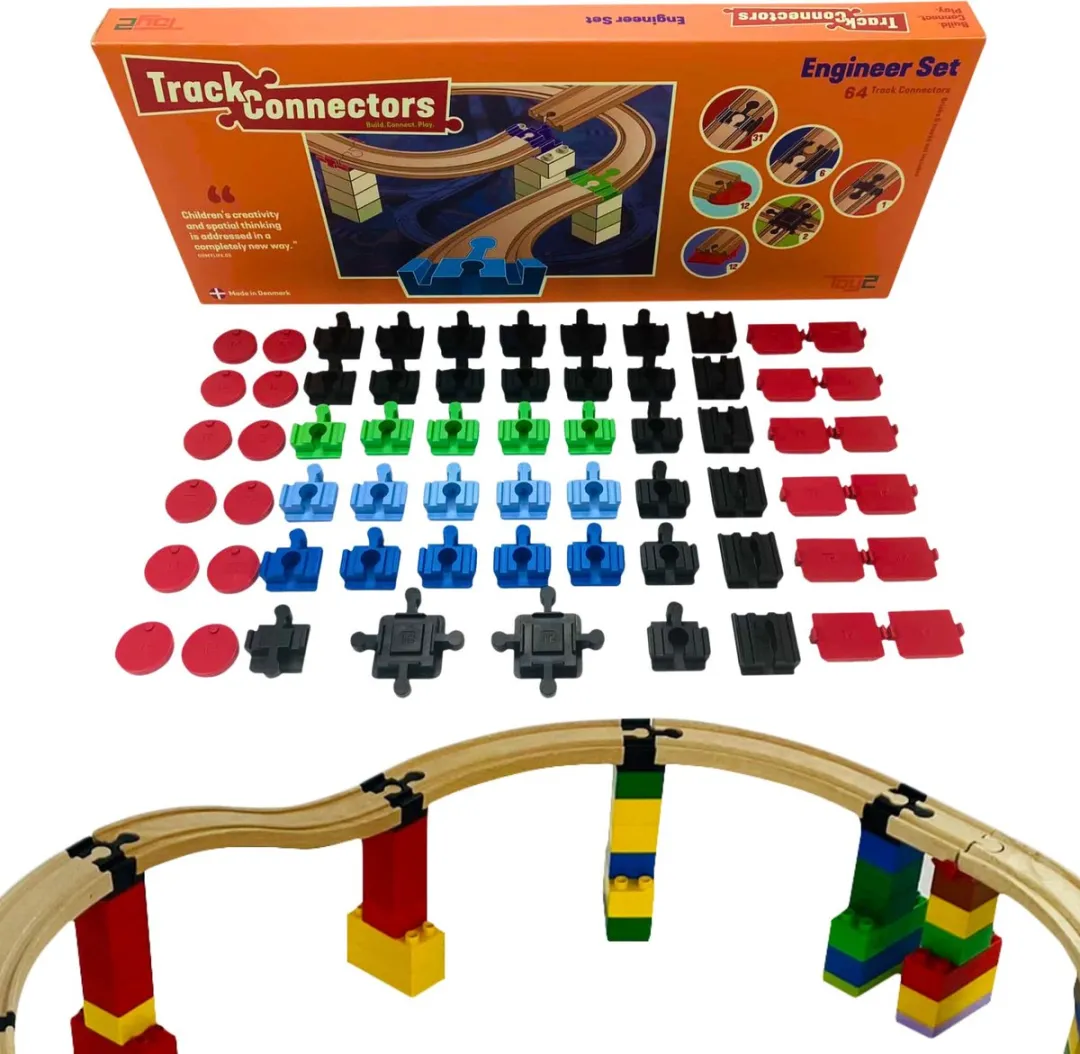 Toy2 Engineer Set 64 Brio Duplo Adapters