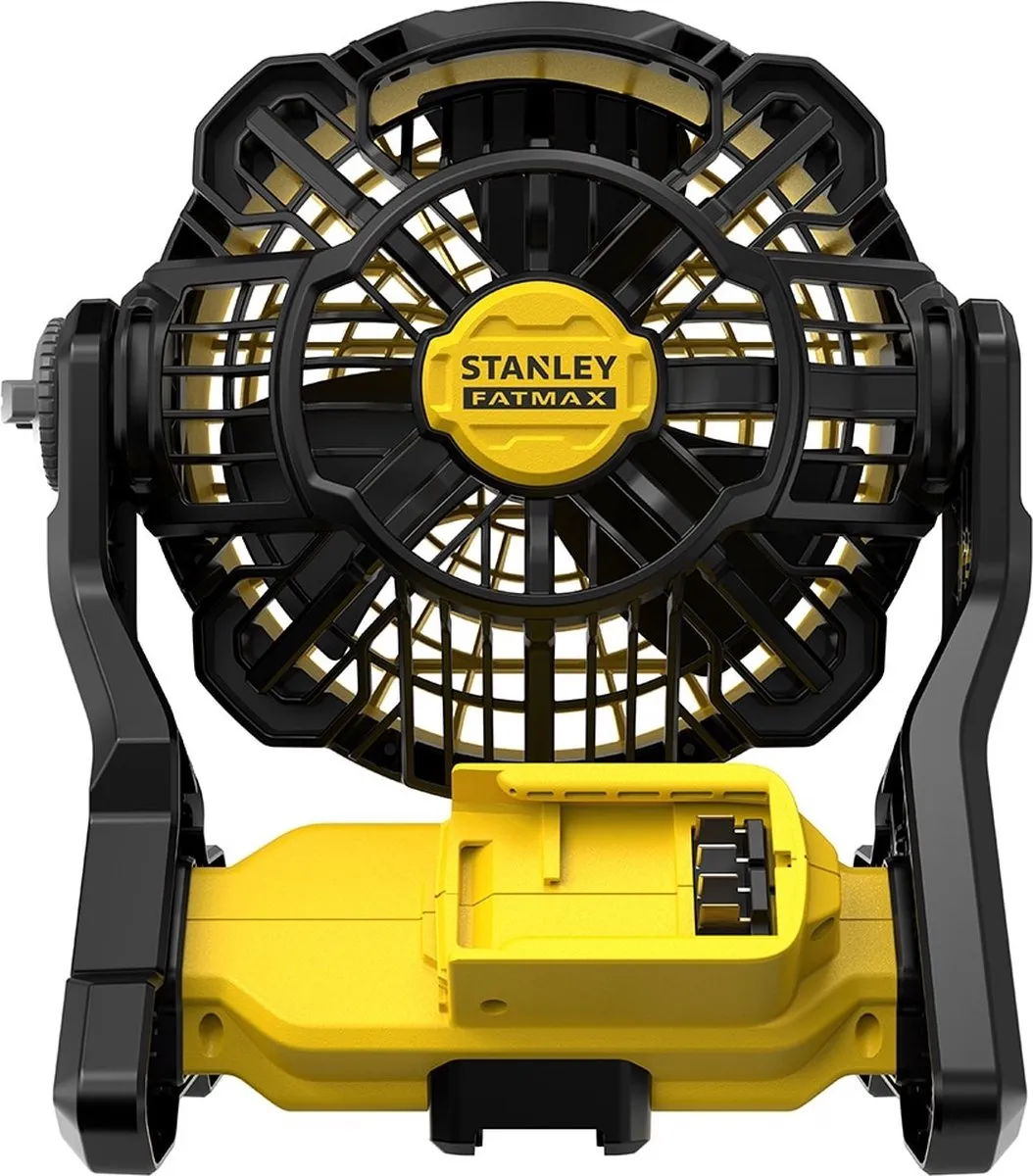 Stanley FatMax SFMCE001B-XJ Ventilator - 1100 m³/u - 8u Autonomie - Geel/Zwart