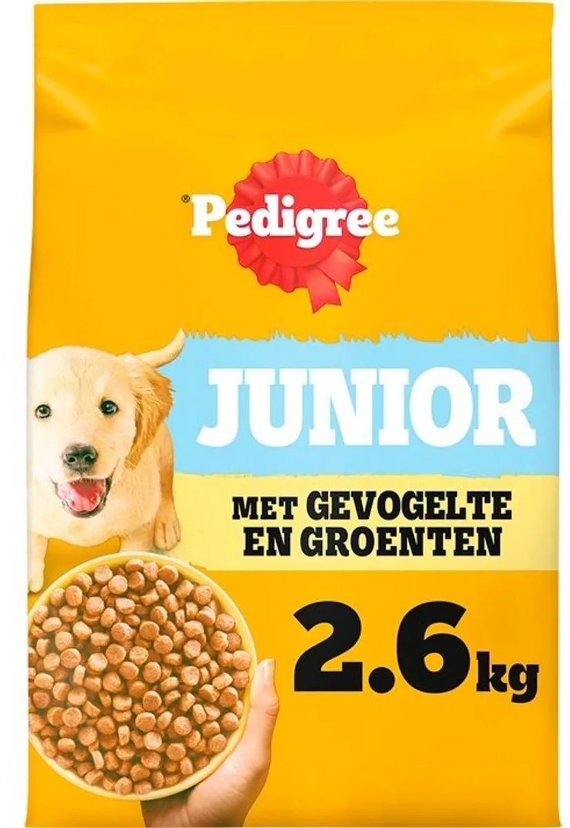 Pedigree Junior Puppyvoer Kip Rijst 2.6kg