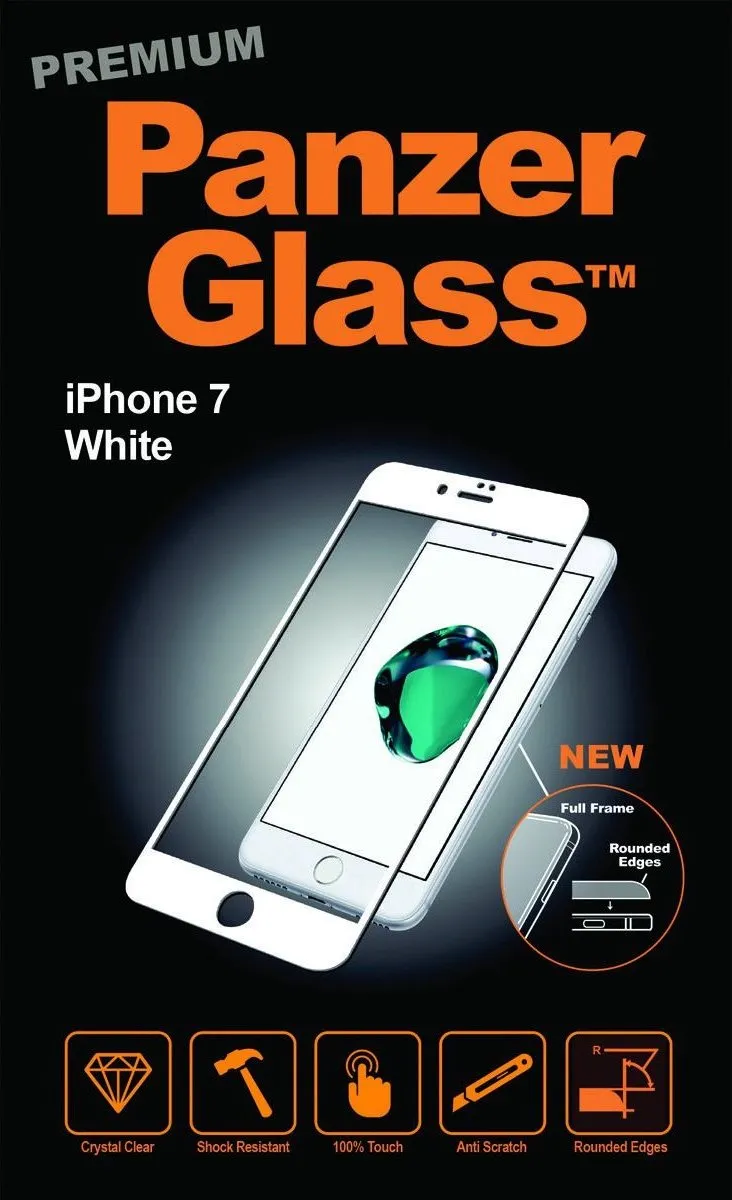 PanzerGlass iPhone 6/6s Screenprotector - Wit - afbeelding 4 van 6