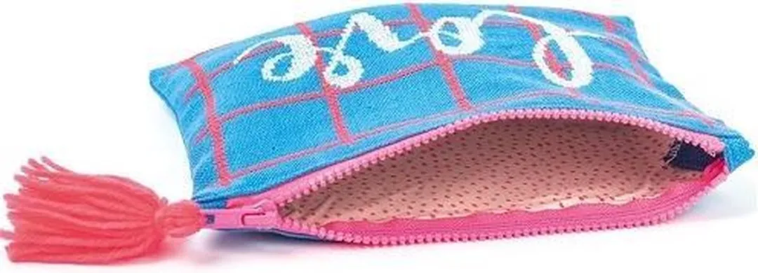 Rico Design Love Borduurpakket - Linnen - Blauw