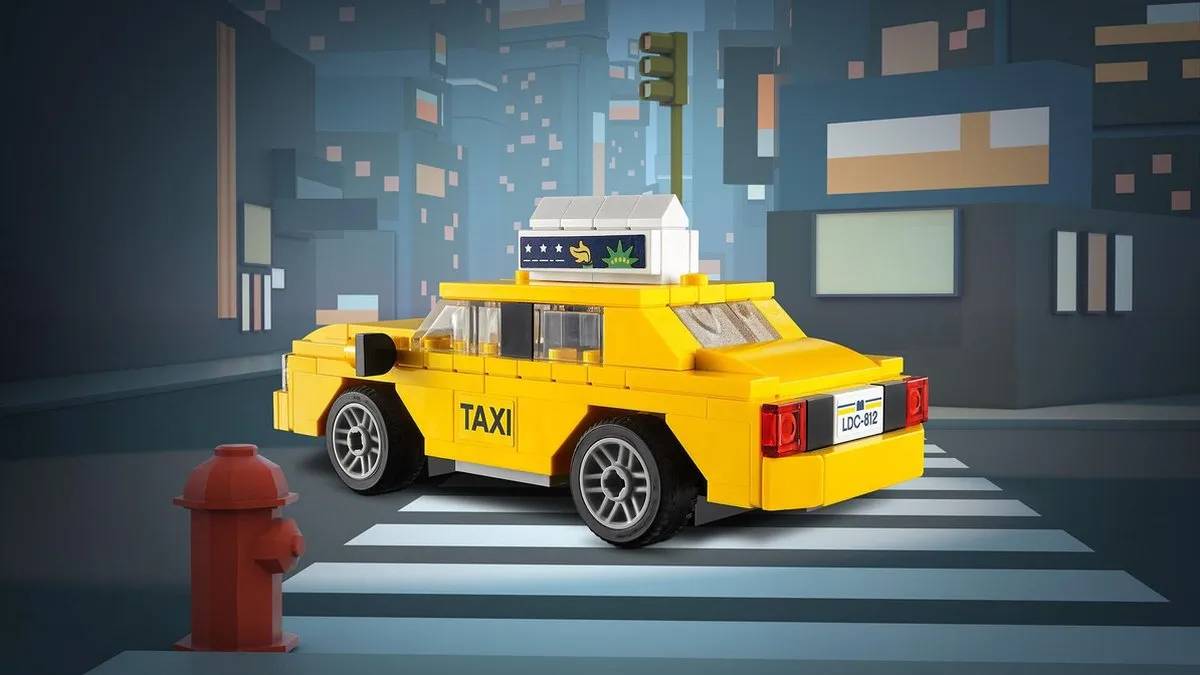 LEGO Creator Gele Taxi 40468 - 124 Stukken