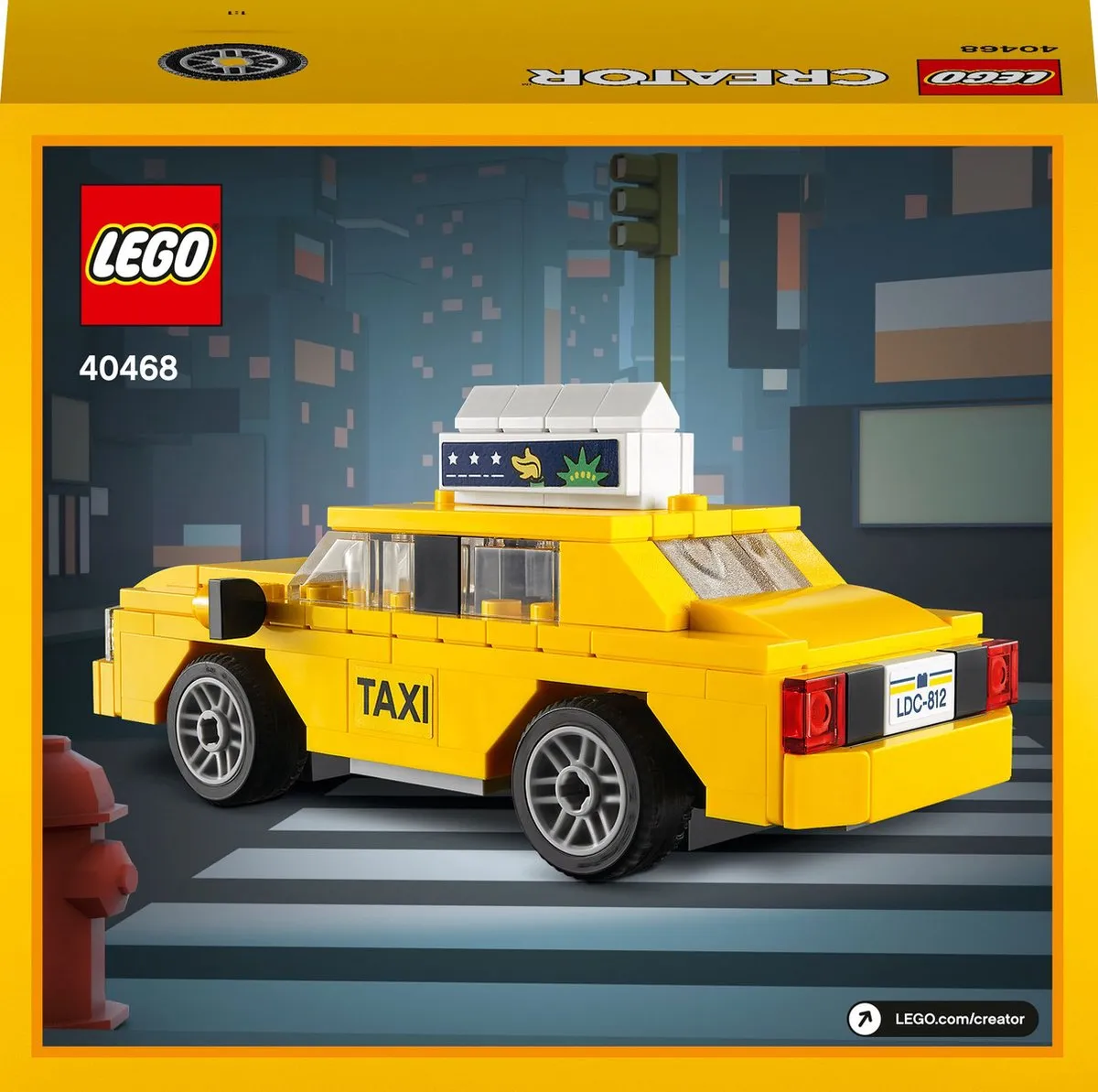 LEGO Creator Gele Taxi 40468 - 124 Stukken